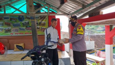 Polisi Blusukan, Lakukan Penyuluhan dan Berikan Bansos Kepada Opang
