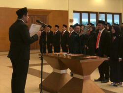 Bawaslu Kabupaten Sukabumi Lantik 141 Anggota Panwascam