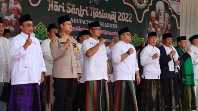 Turut Peringati HSN Tingkat Kabupaten, Kapolres Sukabumi Ucapkan Selamet Kepada Seluruh Santri di Sukabumi