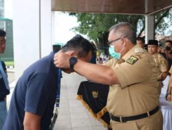 Bupati Sukabumi Lepas Atlet Cabor Drum Band Keajang Poprov XIV Jabar. Ini Harapannya .. !