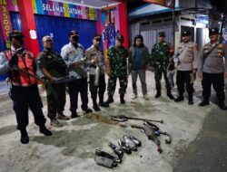 Polsek Jampangkulon Resor Sukabumi Amankan Knalpot Bising dan Miras