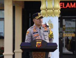 Pimpin Apel Pertama, AKBP Maruly Pardede Berikan Arahan Khusus kepada Seluruh Personil Polres Sukabumi