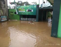 Kantor PC NU Kabupaten Sukabumi Terendam Banjir, Termasuk Mesjid dan Kolam Warga Disekitarnya
