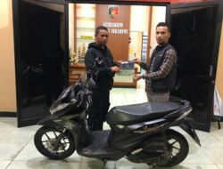 Polres Sukabumi Kembalikan Motor Curian Kepada Pemiliknya