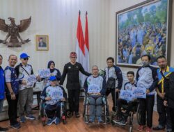Atlet Paralympic Kota Bogor Peraih Medali di Peparda VI Jawa Barat 2022 Terima Bonus