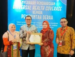Satu Diantara 334 Kota/Kabupaten, Kota Sukabumi Raih Penghargaan UHC