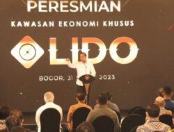 KEK Lido Diresmikan Presiden RI, Bupati : Peluang Besar Bagi Masyarakat Membangun Sektor Usaha