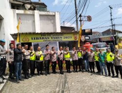 Kapolres Sukabumi Pastikan Kesiapan Pos Pam OPS Ketupat Lodaya 2023 Cibadak