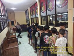 Polres Sukabumi Gelandang Belasan Remaja di Simpenan, Diduga Akan Perang Sarung