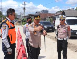 Kapolres Sukabumi Pantau Pembukaan Fungsional Exit Tol Parungkuda di Hari Pertama
