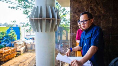 Wali Kota Bogor Cek Pembangunan Lanjutan Masjid Agung, Progresnya “On The Track”