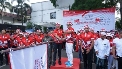 Bogor Gebyar !! Kirab Merah Putih, Indonesia Damai, Guyub dan Penuh Kebersamaan