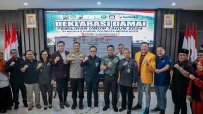 Deklarasi Damai Pemilu 2024 di Kota Bogor