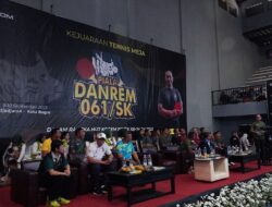 Ratusan Peserta Ikuti Kejuaraan Tenis Meja Piala Danrem 061/SK