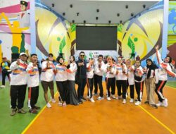 Koleksi 4 Medali Diajang Lomba SBJJ, Kontingen Senam Kota Sukabumi Tempati Peringkat Ke-3