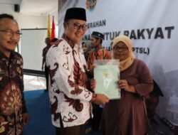 Program PTSL, Kantor ATR–BPN Terbitkan 81 Sertifikat Tanah Bagi Warga Kecamatan Baros