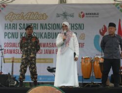 Peringatan Hari Santri Nasional 2023, Bawaslu Jabar dan PCNU Kab Sukabumi Sosialisasi Pengawasan Partisipatif