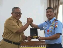 Bupati Sukabumi Terima Kunjungan Komandan Lanud Atang Sandjaja Bogor