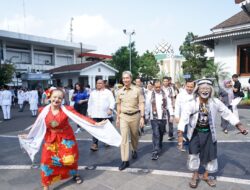 Kirab Pemilu Damai 2024 di Kota Bogor, KPU Ajak Jaga Kondusifitas
