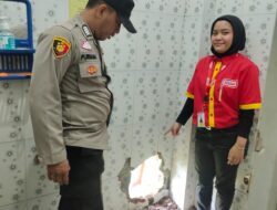 Minimarket di Simpenan dibobol Maling, Polres Sukabumi Lakukan Olah TKP