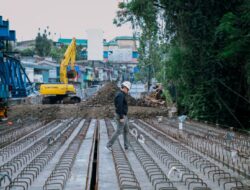 Progres Pembangunan Jembatan Otista Capai 87 Persen