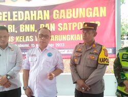 Jelang Akhir Tahun, Lapas Warungkiara Lakukan Sidak Gabungan