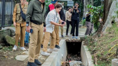Banjir Lintasan di Jalan Ahmad Yani, Wali Kota Bogor Cek Saluran Drainase