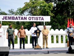 Presiden Jokowi Resmikan Jembatan Ottista Kota Bogor