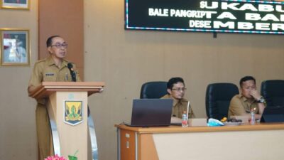 Sekda Sukabumi : Penyusunan RKPD Harus Sinkron Dengan Provinsi dan Pusat