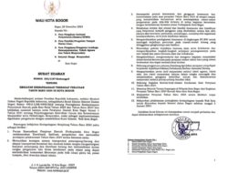 Pemkot Bogor Terbitkan SE Perayaan Tahun Baru, Tidak Boleh Ada Konvoi dan Petasan