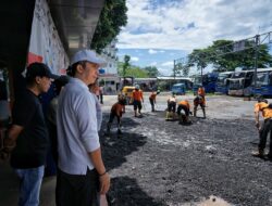 Pemkot Bogor Lakukan Pengaspalan Terminal ‘Tipe C’ Bubulak