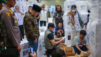 Persiapan Pemilu 2024, Forkompinda, KPU dan Bawaslu Kota Bogor Cek Gudang Logistik
