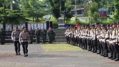 Amankan Pemilu 2024, Ratusan Personil Polres Sukabumi Diberangkatkan Menuju TPS