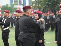 Jajaran Lapas Kelas IIB Warungkiara Ikuti Apel Pengukuhan Satopspatnal Tahun 2024