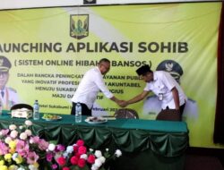 Peluncuran Aplikasi SOHIB, Dukung Peningkatan Pelayanan Publik