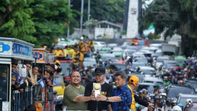 Pasukan Kuning Kota Bogor Bangga Sambut Piala Adipura