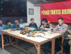 Polisi Gagalkan Tawuran, Pelaku Bawa Sajam Dalam Pengejaran