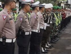 Gelar Pasukan Gabungan Jelang OKL 2024, di Polres Sukabumi Kota