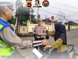 Tegur Pelanggar Lalulintas, Polantas di Sukabumi Gencarkan Upaya Preemtif di Ops Keselamatan