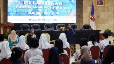 Sekda Lantik 30 Pengurus Forum Anak Kota Bogor Periode 2024-2026