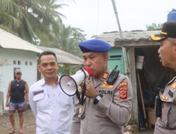 Sat Polairud Polres Sukabumi Himbau Warga Pesisir Waspadai Banjir Rob Susulan