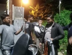 Petugas Patroli Polres Sukabumi Amankan Tawuran Pemuda di Palabuhanratu