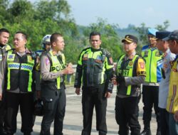 Kapolres Sukabumi Cek Lokasi Wilayah Utara Jelang Arus Mudik Lebaran 2024