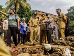 Wakil Wali Kota Bogor Cek Lokasi Bencana, Pastikan Logistik Terakomodir