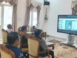 Bupati Didampingi Sekda Sukabumi Ikuti Rakor Pengendalian Transportasi Secara Virtual