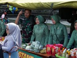Kodim 0622 Kab Sukabumi Gelar Bazar Ramadhan, Sediakan Produk Denga Harga Terjangkau