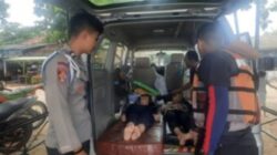 Nyaris Celaka, Petugas Pengamanan Selamatkan Dua Anak yang Terpeleset ke Lubang Pinggir Pantai Cibuaya Ciracap Sukabumi