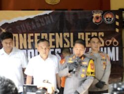 Polres Sukabumi Gelar Konpers Ungkap Kasus Pembunuhan di Perumahan Frinanda Citepus
