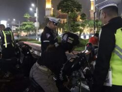 Polres Sukabumi Kota Gelar KRYD Akhir Pekan, Belasan Unit Sepeda Motor Diamankan