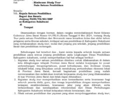 Disdik Kabupaten Sukabumi Keluarkan Edaran Terkait Study Tour Siswa Sekolah, Sikapi Edaran Gubernur Jabar